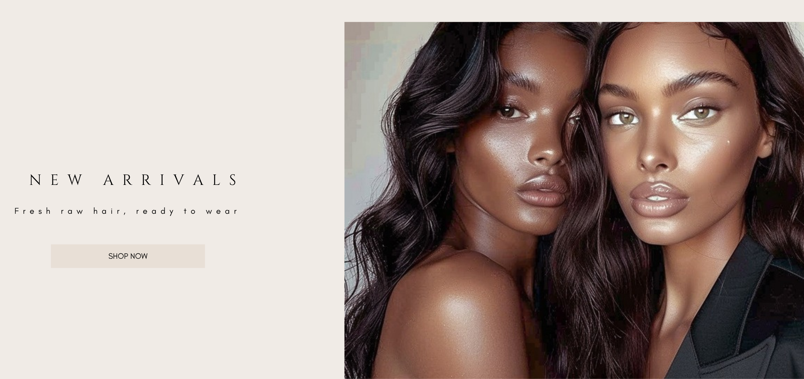 New arrivals banner desktop