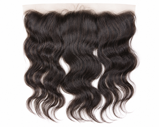 13x6 raw lace frontal, wavy texture — Sleeked