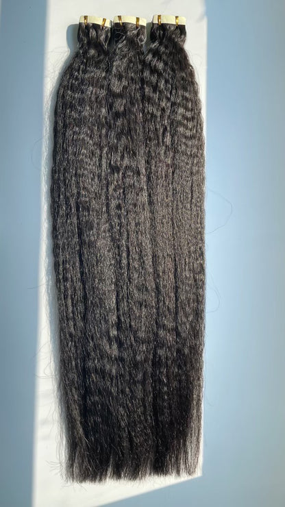 Textured Straight Tape In Extensions